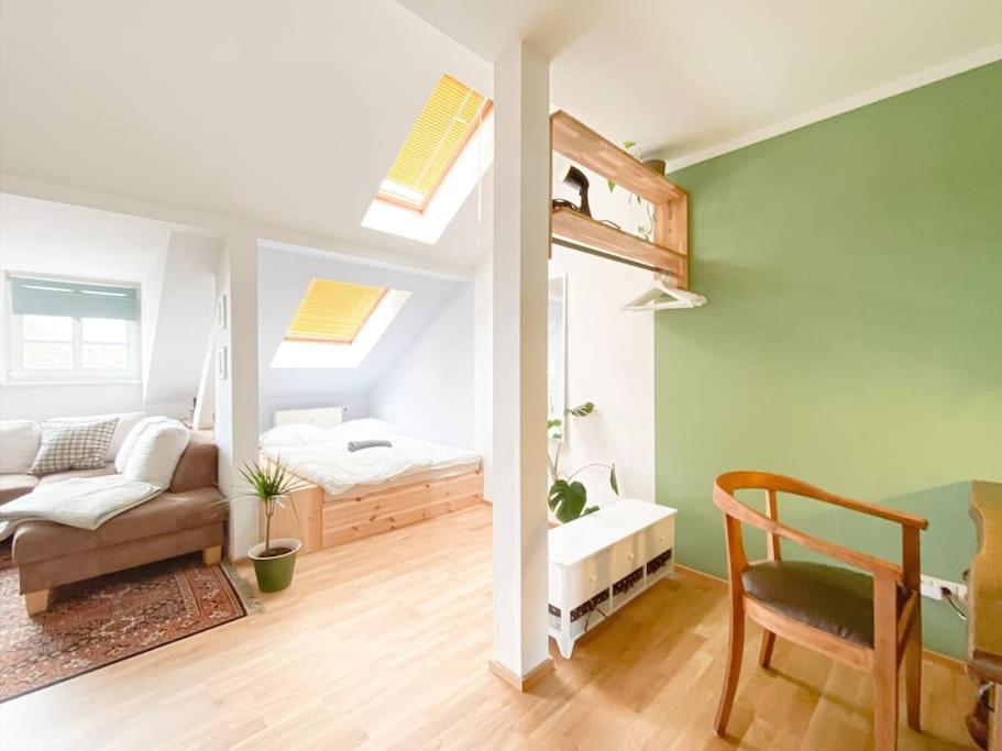 לייפציג Schoene Ferienwohnung Mit Blick Ueber Stadtwald מראה חיצוני תמונה